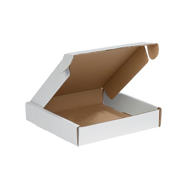 Bsc Preferred 10 x 10 x 2'' White Deluxe Literature Mailers, 50PK MFL10102 - main